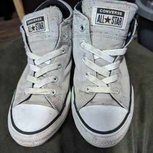 Grey Speckled Converse